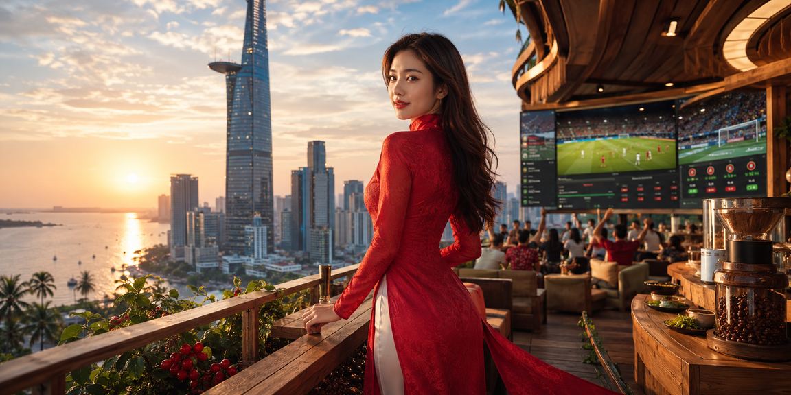 Minh họa người dùng tại TP Hồ Chí Minh đọc thông tin kèo và casino